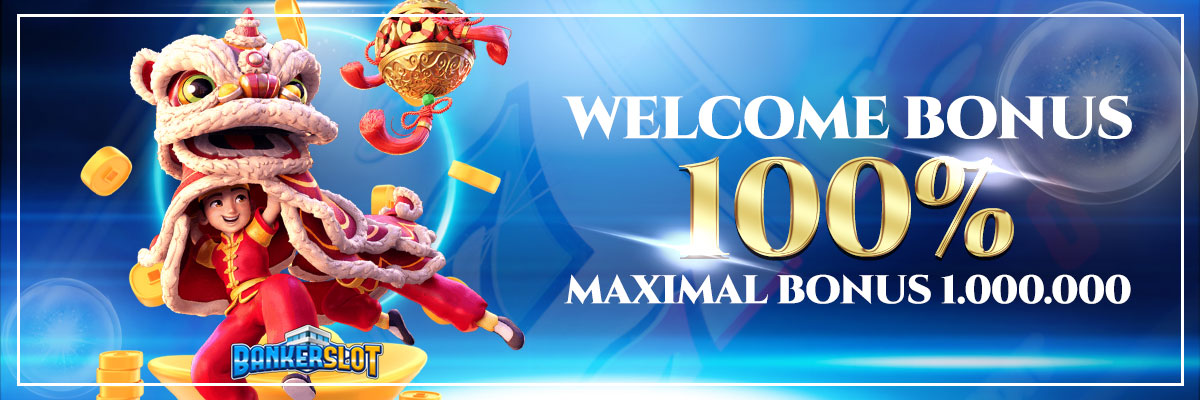 WELCOME BONUS 100% MAX 1JT